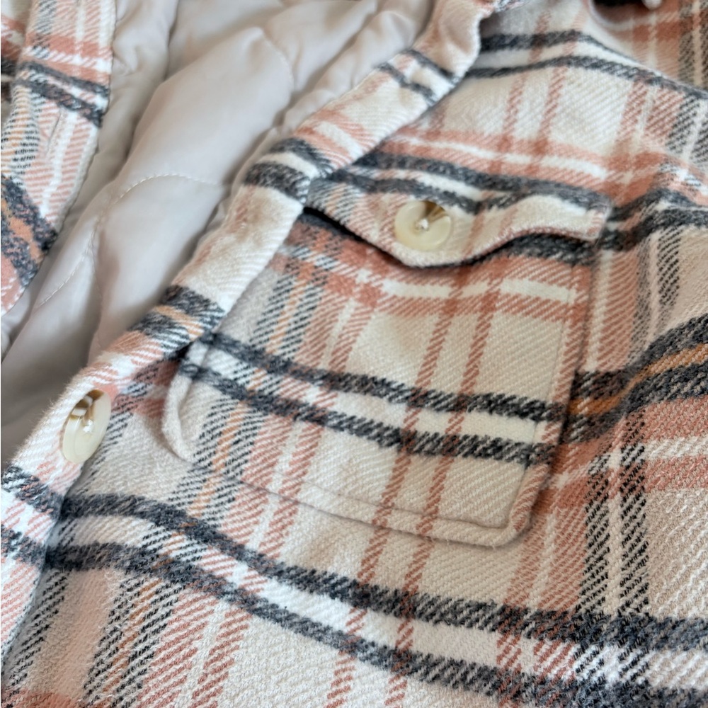 Universal Thread Plaid Shacket/Utility Jacket - C… - image 3